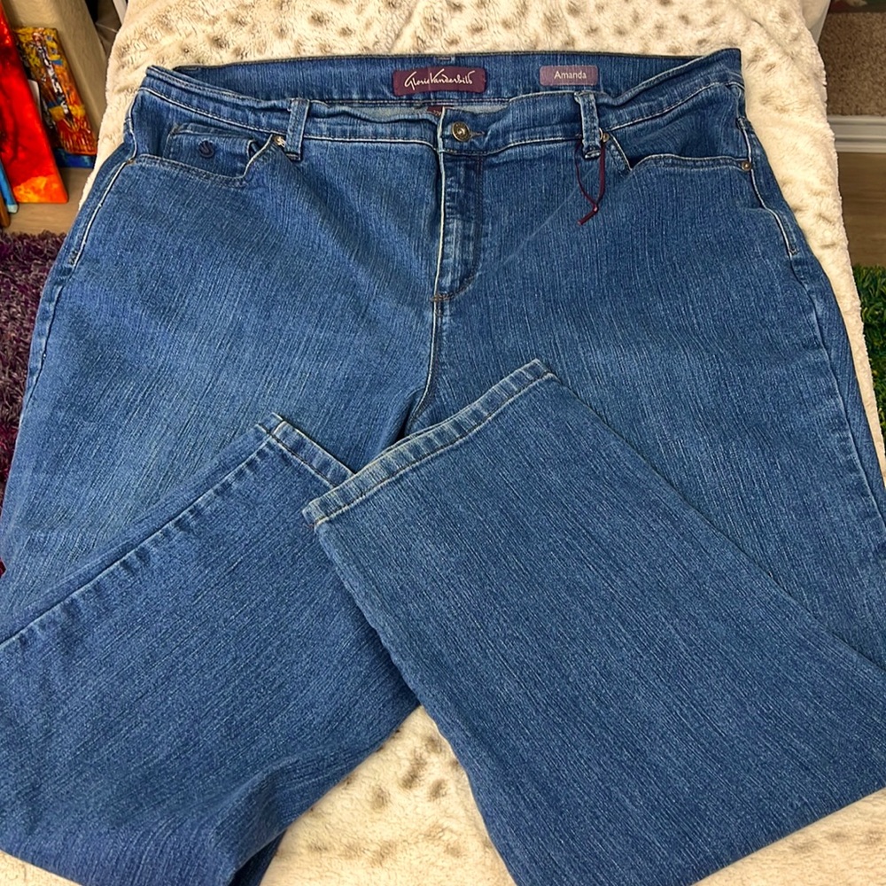 💜GLORIA VANDERBILT/Amanda BLUE JEAN PANTS. #5